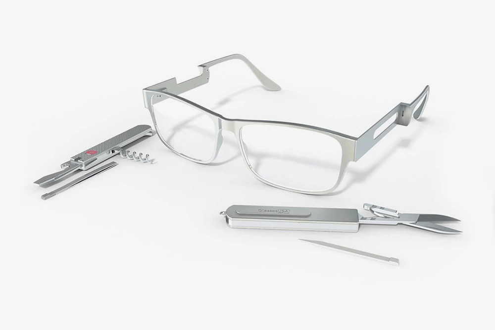 GlassesUSA x Victorinox Swiss Army 合作功能眼镜  Survival Rx Glasses