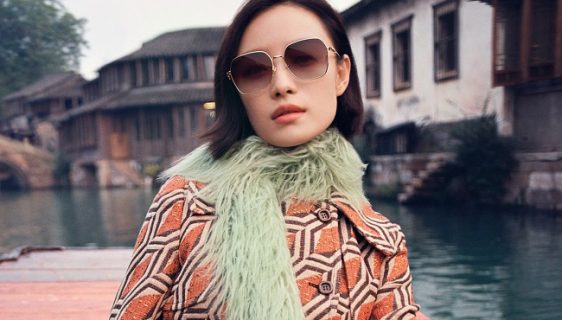 倪妮出镜演绎Gucci古驰中国新年专属款太阳眼镜